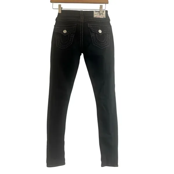 ✨True Religion Legging Sz 25 Black Jeans in Super Toxcont✨ - Image 4