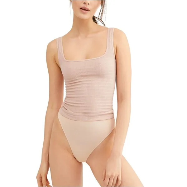 Free People Square One Seamless Cami in Latte XSmall Womens Tank Top - Image 12