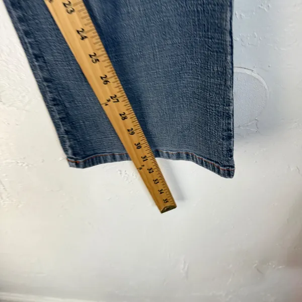 Tyte The Worlds Coolest Jeans Y2k Size 9‎ Blue Bootcut Distressed Flare Denim - Image 9