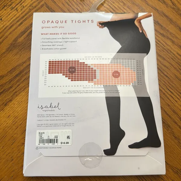 Ingrid & Isabel Maternity Opaque Tight size s/m - Image 5