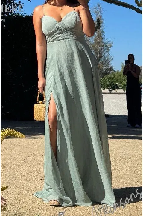 Lulu’s Dreamy Destiny Sage Green Pleated Backless Maxi Dress 👗 - Image 9