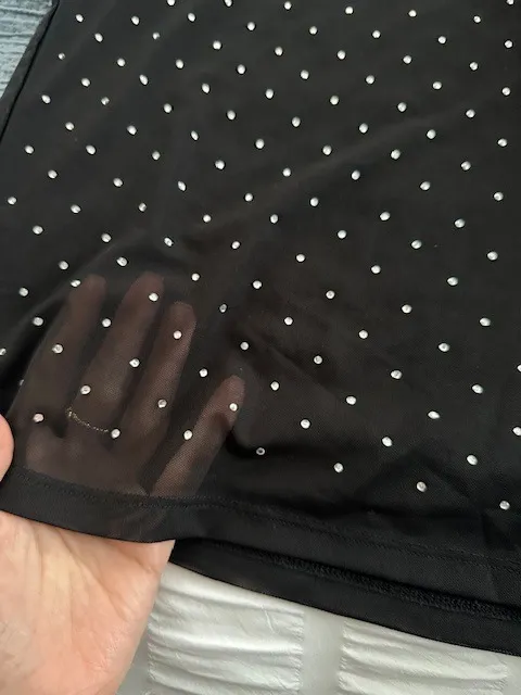 Sheer Rhinestone Top - Image 3
