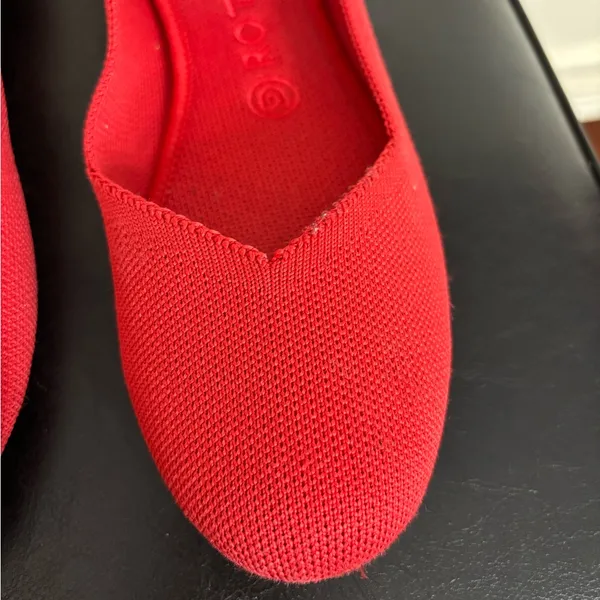 Rothy's The Flat in Bright Red - Image 7