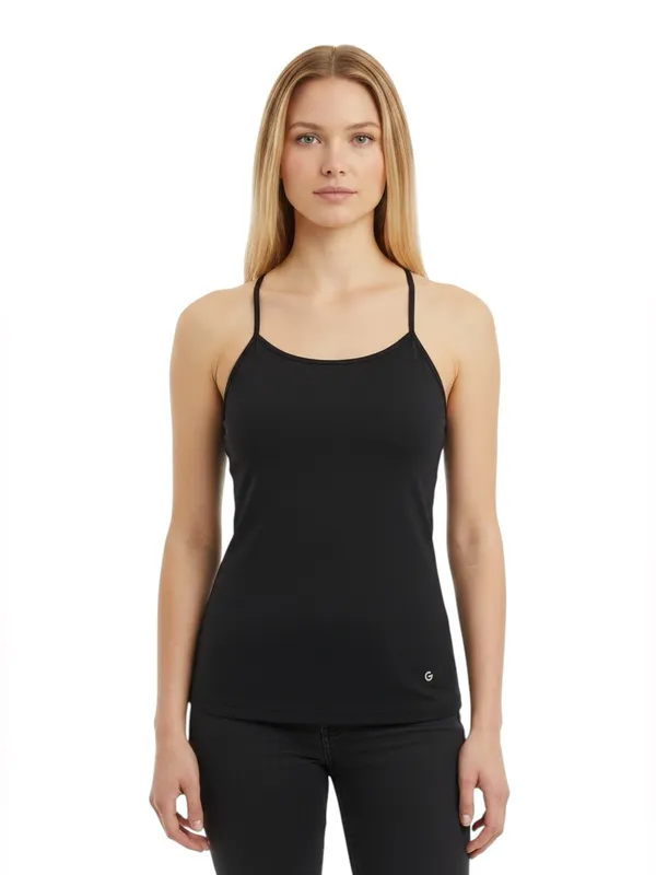 🔃Glowmode FeatherFit Black Active Tank Top - Image 2