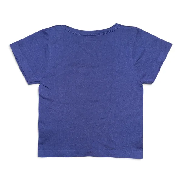 New Mix Cobalt Blue Fitted Scoop Neck Baby Tee Size M - Image 2