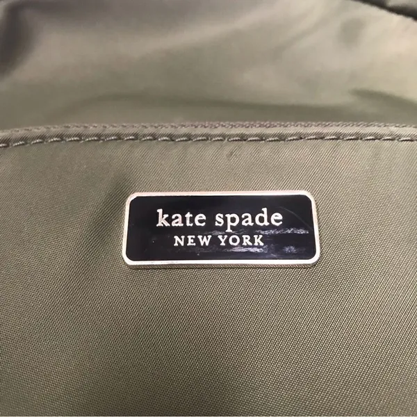 Kate Spade‎ New York Dawn sapling green nylon medium size backpack - Image 11