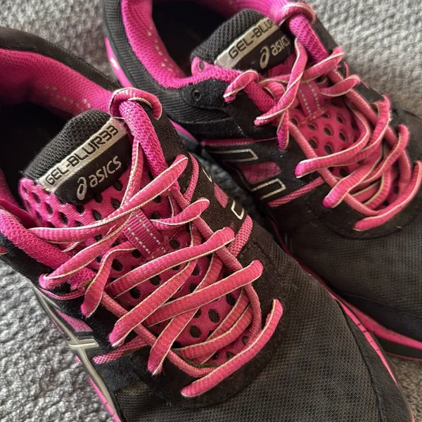 ASICS Gel Blur33 Black Pink Running Shoes‎ Women's Size 8.5 39.5 EU Trainers - Image 4