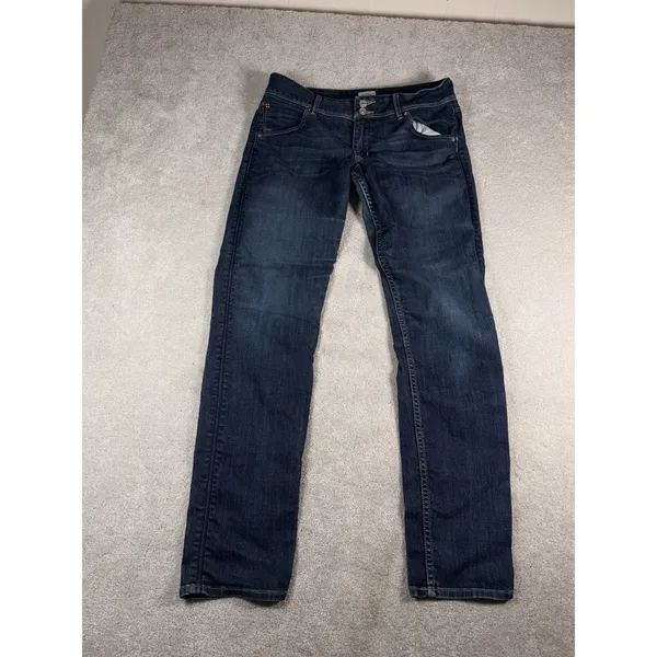 Hudson Gray Hudson Jeans Women's Size 31 Blue Collin Low Rise Skinny Button Flap - Image 2