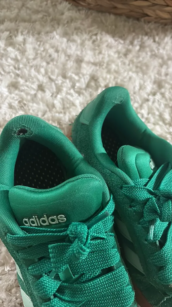 Green Adidas Sneakers - Image 2