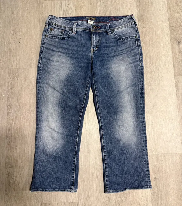 Silver aiko capri jeans  - Image 2