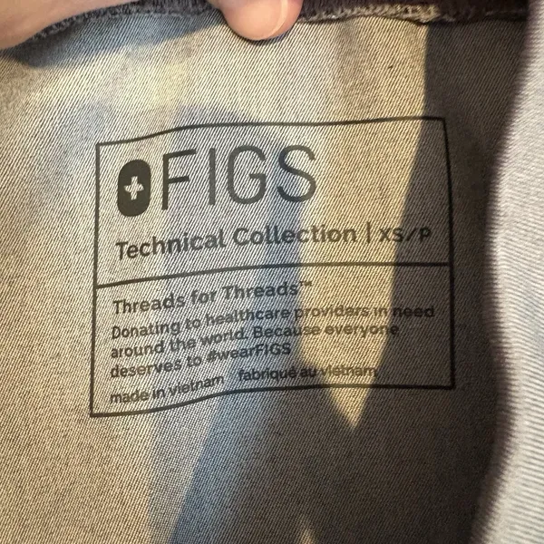 Figs‎ Zamora Scrub Pants Womens XS/P Gray Green Joggers Nursing Medical Vet - Image 3