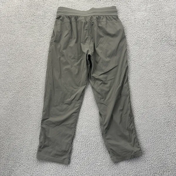 Lululemon Beyond The Studio Crop Pants Olive Green Athleisure Women's 8 x 25 - Image 2