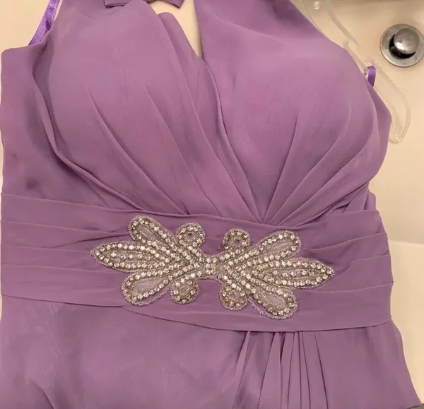 Purple Formal Dress Size 4 - Image 8