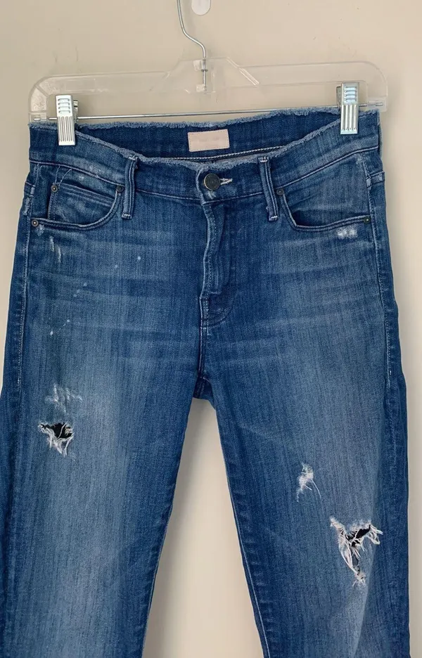 Mother The Double Fray Charmer Jeans - Image 3