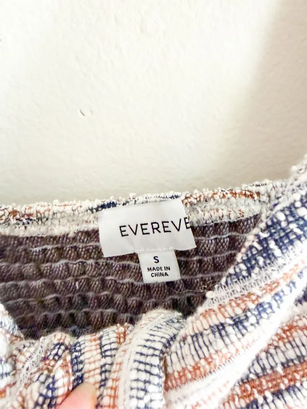 Evereve Tweed Knot Front Sleeveless Top Size S - Image 6