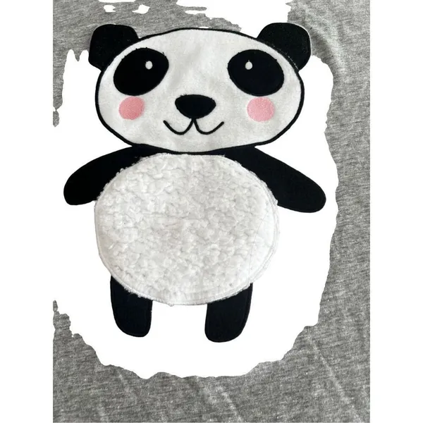 Panda pajama top size M Gray Size M - Image 6