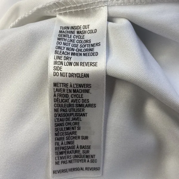 IZOD Women's White Quarter Zip Sleeveless Golf Tennis Top Size Medium NWOT - Image 9