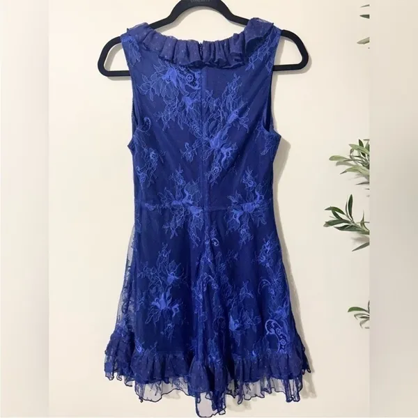 Lovers + Friends Maren‎ Mini Dress in Bright Navy, Size S - Image 9