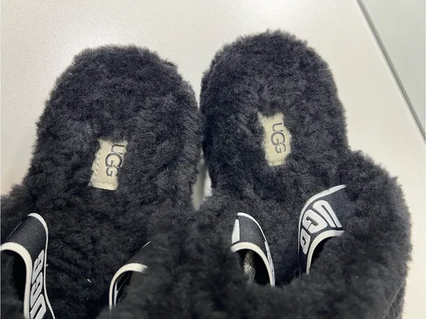 UGG black Fluff Yeah Slide Slippers size 9 - Image 8