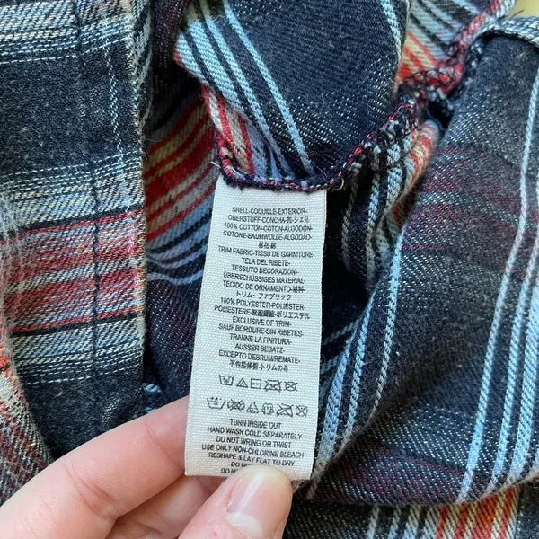 Little Bit of Sugar Red Plaid Sequin Tunic Flannel Shirt - Image 14
