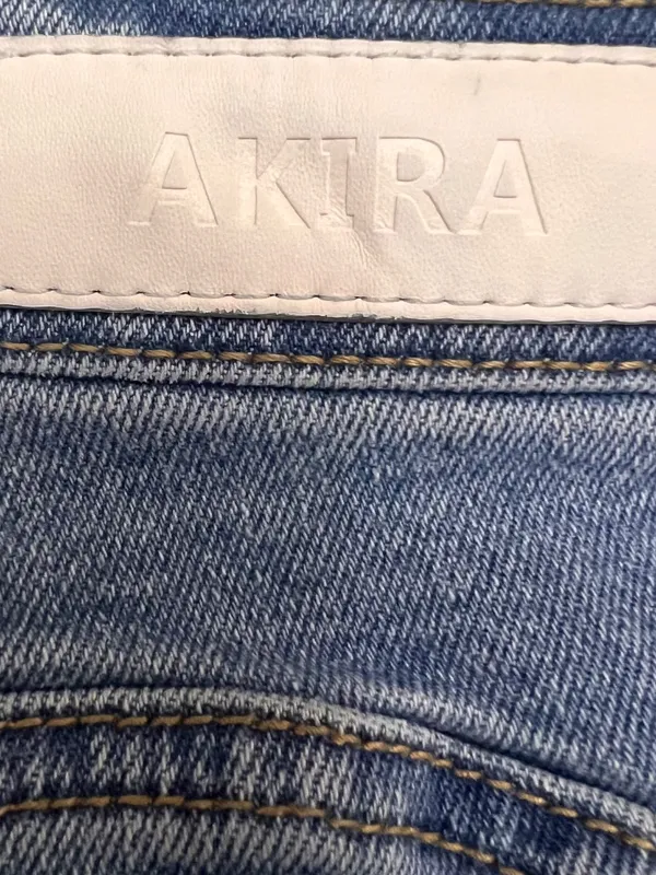 Akira Women's Wide Leg Jeans Size 31 Blue Denim High Rise Casual - Image 13