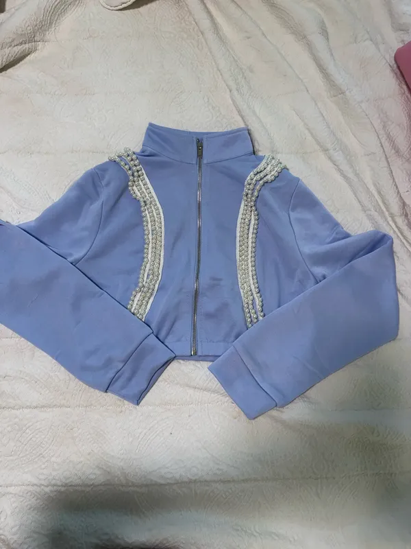 Pearl sweat set Blue - Image 3