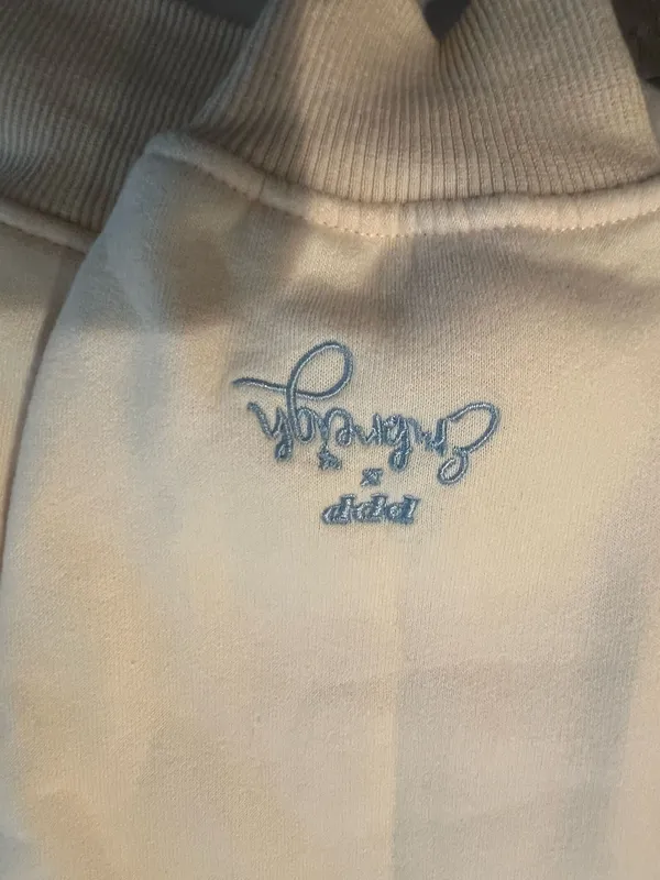 Pink Palm Puff Hoodie - Image 3