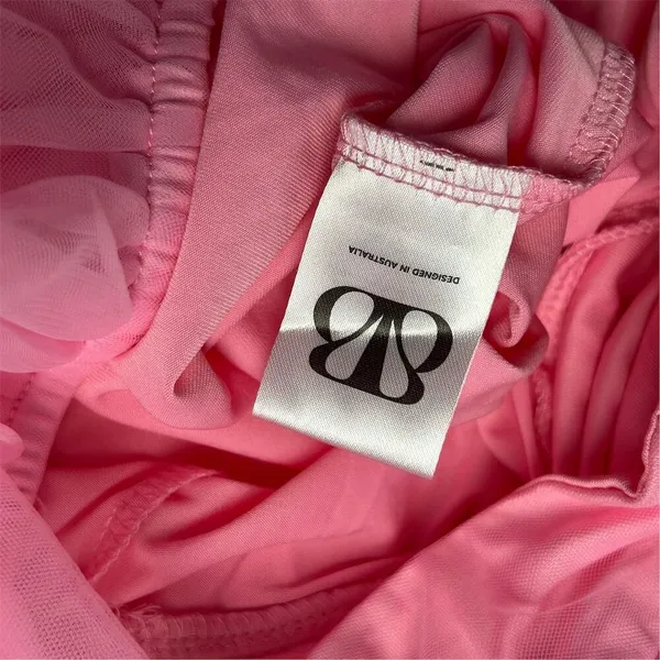 Beginning Boutique Pink Strapless‎ Tulle Mini Dress Size 2 Party Cocktail - Image 12