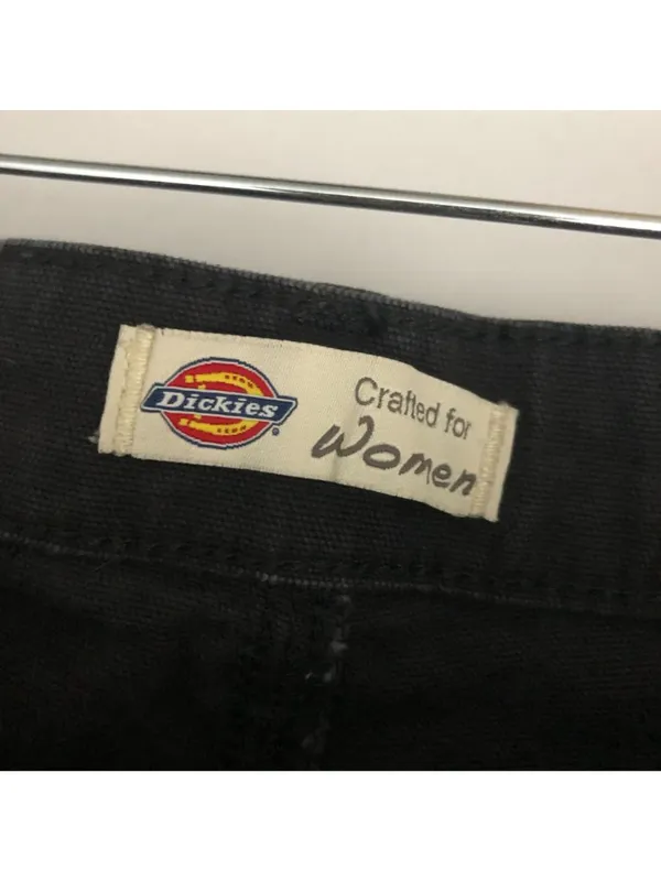 Dickies Womens Black Canvas Carpenter Pants Size 6R Cotton Blend Workwear - Image 3
