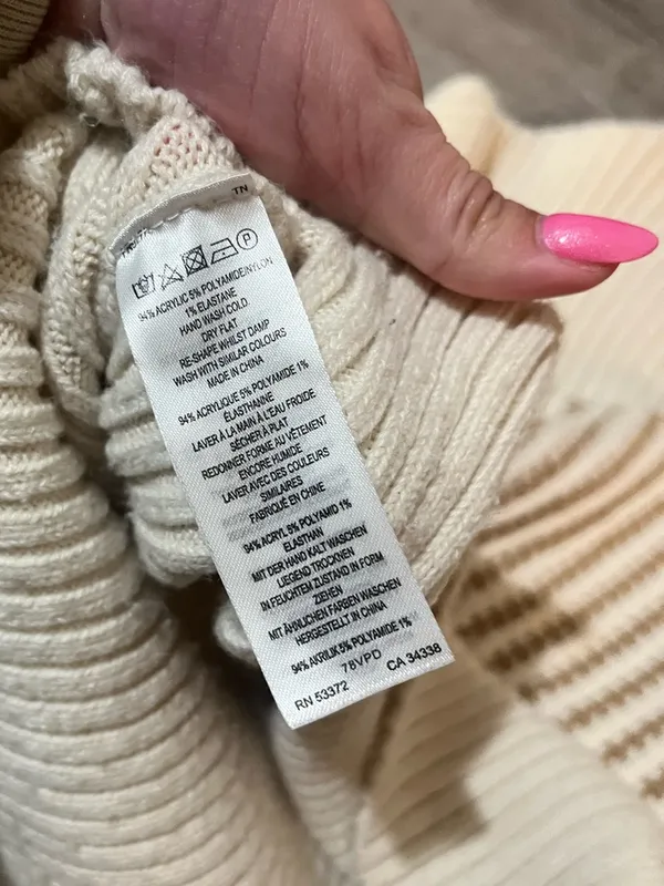 FRENCH CONNECTION Mock Neck Knit Sweater - Image 5