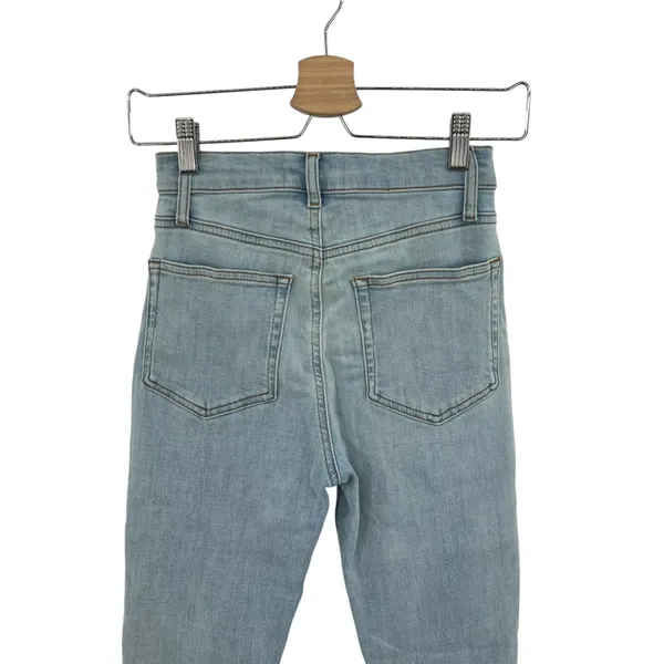 Reformation Harper High Rise Skinny Jeans Amalfi Light Wash Denim Blue‎ Size 24 - Image 10