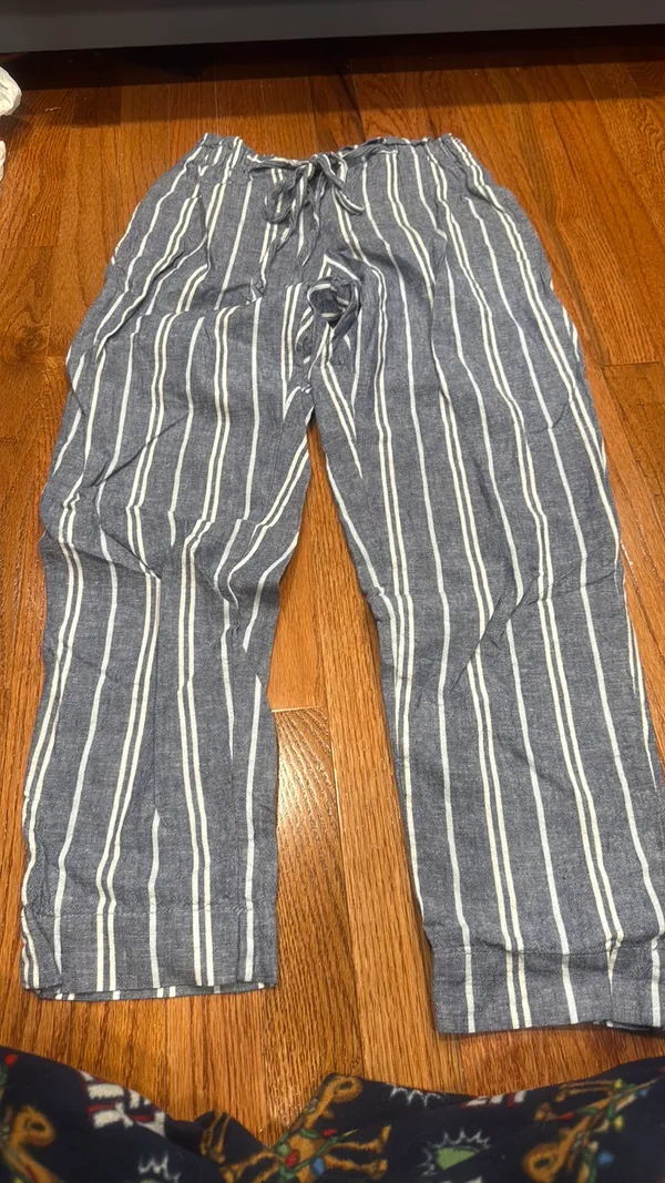 BeachLunchLounge Blue Striped Pants - Image 2