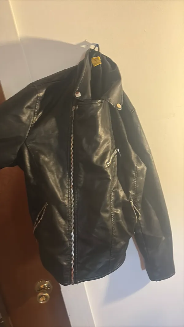 daisy leather jacket black - Image 2