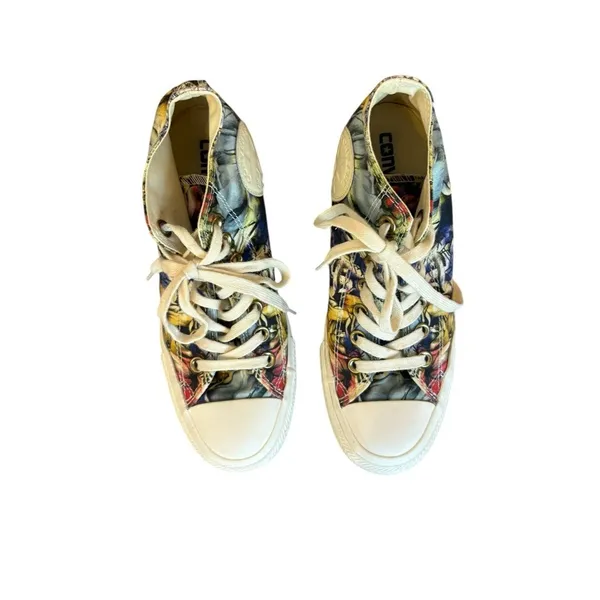 Converse Chuck Taylor All Star Lux Hi Floral Hidden Heel Wedge Womens Size 7 - Image 9