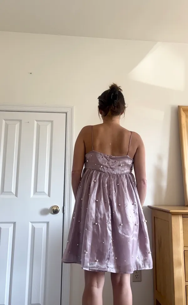 Pearl Mini Dress - Image 4