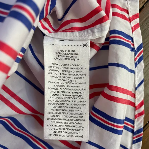 Ralph Lauren Black Label Striped Cotton Broadcloth Button Down Shirt - L 🧡🎀 - Image 13