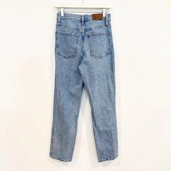Madewell Perfect‎ Vintage Jeans Size 26 Blue Reinhart Wash Straight Grunge Indie - Image 11