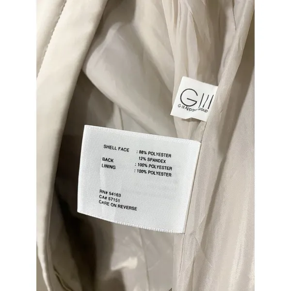 Kenneth Cole New York Beige Belted Trench Coat Women’s XS Classic Chic - Image 9