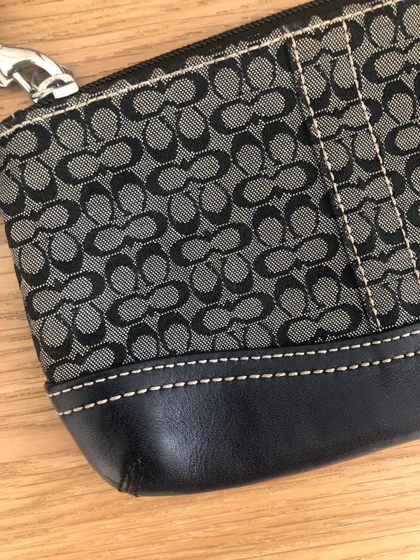 Coach Black Vintage C Wristlet - Image 2