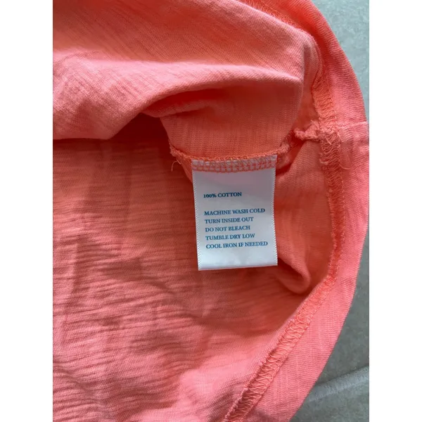 Southern‎ Tide Womens Medium Portia Sun Farer Sleeveless Dress Cotton Orange - Image 5