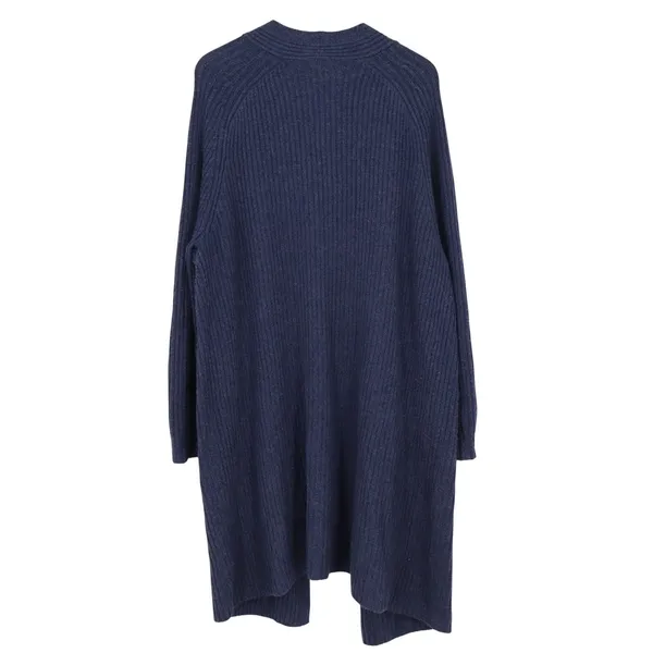 Universal Thread Navy Blue Ribbed Duster Cardigan Sweater Large Open Front - Image 6