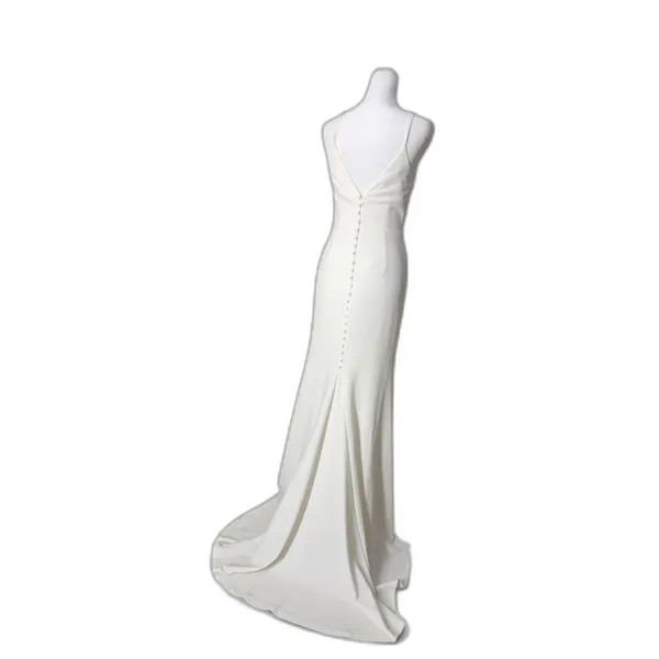 Lulus White Wedding Dress Small New Without Tags Bridal - Image 4