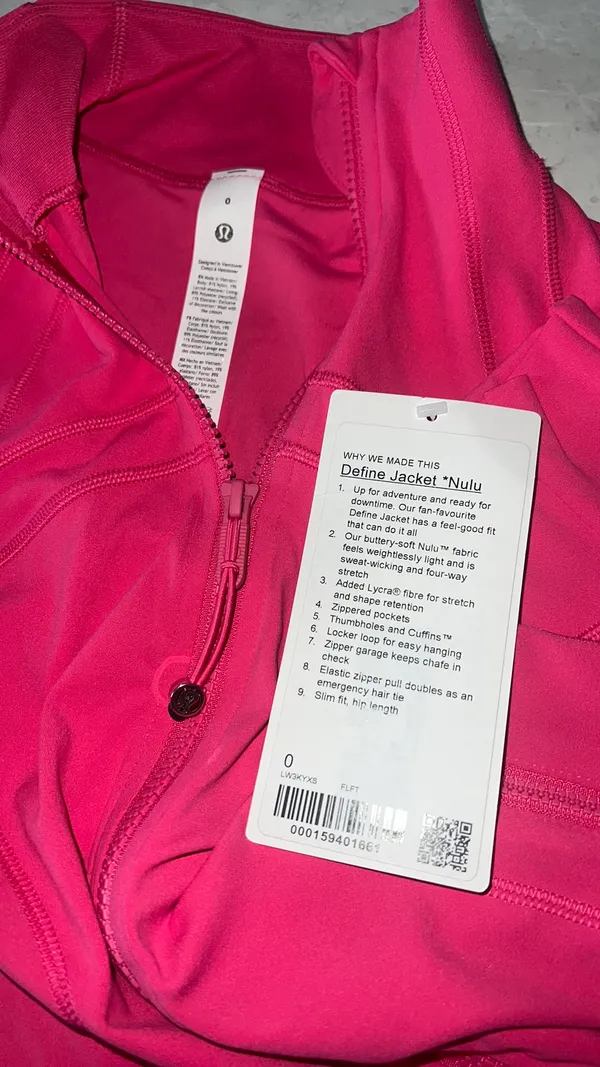Lululemon Define Jacket Nulu size 0 - Image 2