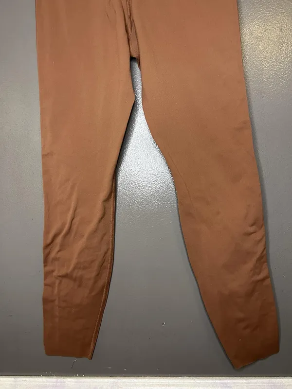 Nike Dri-FIT Leggings Womens Medium Brown High Rise Ankle Yoga Pants CJ4203-275 - Image 7