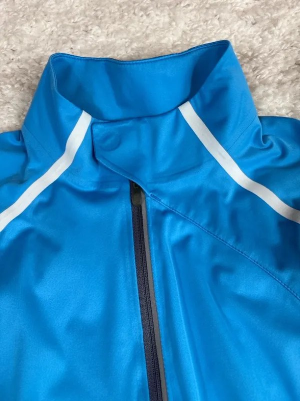 Salomon ClimaWIND Blue Gray Softshell Full Zip Jacket Women’s Medium - Image 7