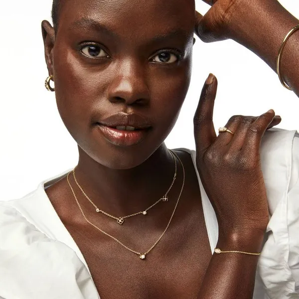 Kendra Scott - Iris 14K Gold Over Brass Strand Neckl Gold - Image 3