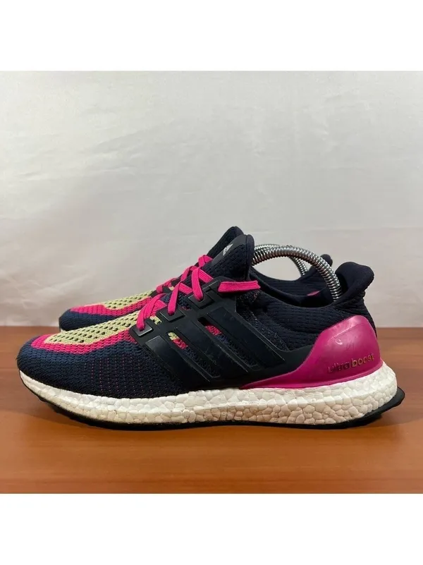 Adidas UltraBoost Night Navy Pink Women's Shoe Size 10 #364 - Image 3