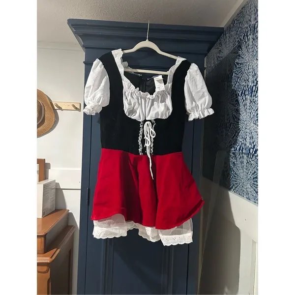 NEW Secret Wishes Little Red Riding Hood Adult Costume M NO CAPE - Image 3