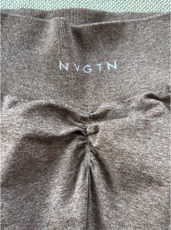 NVGTN Leggings Scrunch Seamless brown speckled - Image 4