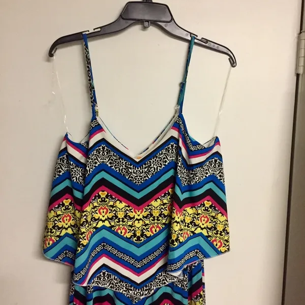 Magic Colorful Jumpsuit Sz M Gently Used - Image 5